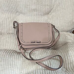 kate spade Blush Pink Studded Flap Crossbody Bag